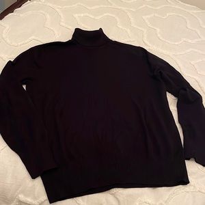 TIME AND TRU black turtle neck sweater